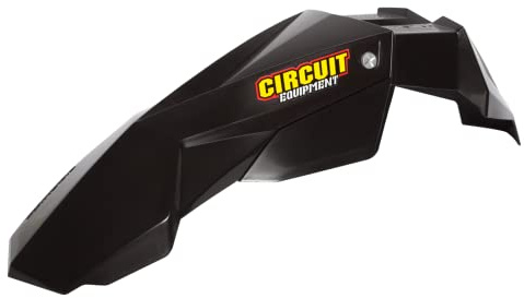 Circuit Equipment – Parafango anteriore Stealth in polimero robusto con protezione UV – nero