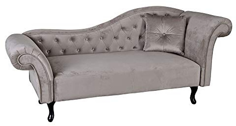 Sammet Recamiere vintage soffa sammetsoffa lyx fåtölj ottoman dagbädd schäslong fha207 Palazzo exklusiv