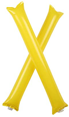 50Pcs Cheering Sticks Bang Bang Noise Makers Cheersticks Inflatable Noise Sticks Boom Sticks Thunder Sticks for Stadium Football Sports Events Parties Concert Bar