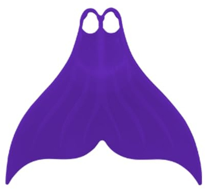 FINS Mermaid Swim Monofin for Snorkeling Diving Swimming Flippers Adult Men Womens (Small, Purple)