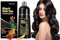 500ML Haarfarbe Schwarz,Natürliche Schwarze Haarfärbeshampoo,Black Hair Dye Shampoo 3 IN 1 Gegen Graue Haare-Instant Hair Color Shampoo,Haarfärbung,Sofort-Haarfarben-Shampoo für Männer Frauen