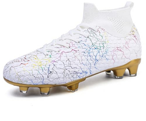 Fußballschuhe Männer Frauen Fußballschuhe Turf Football Cleats Tacos de Futbol para Hombre Zapatos de Futbol para Hombres Jugend High Top Fußball Stiefel Professional Training Fussballschuhe