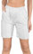 Womens Cherry Berry Shorts - Ladies Plain Stretch Fit Pull On Elasticated Waist Summer Short Pants (White, UK 20)