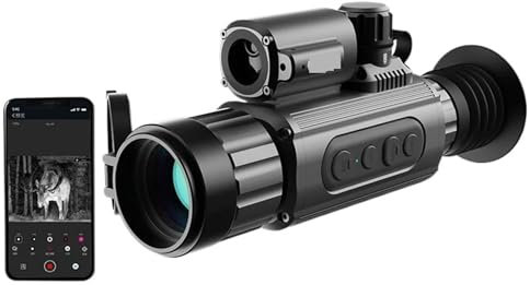 Night Vision Goggles, Infraröd värmekamera for jakt AM03 800M Justerbar Fcous Lens Night Vision Termisk Monokular Riflescope,for Camping and Surveillance