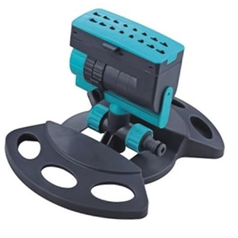 HOHOVYVY Arroseur carré, arroseur de pelouse grandes surfaces, arroseur de jardin en forme de tour avec 16 trous pour un arrosage efficace de la pelouse