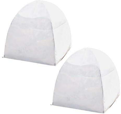 Vinter Växtskydd Med Frostskydd 2 Stycken Andningsbart Tält | 56x56 cm Vinterväxtskydd För Grönsaker Bär Buskar Ros Uteplats Och Växthus