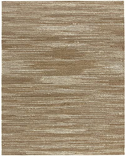 HAMID - Tapis de Jute Giralda 100% Fibre de Jute Naturelle, Moquette Douce et Haute Résistance, Tissé à la Main, Salon, Salle à Manger, Chambre, Tapis de Salle, Marbré, (250x200cm)