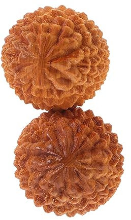 FOMIYES 4 Stück Massagekugel Holzmassage Chinesische Handbälle -bälle Handmassagegerät Yoga Bastel-sammelball Gesundheitsball Schwatzen Fitness Massagezubehör Fußsohle Hölzern