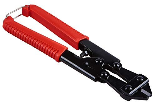 Bolt Cutter Wire Cutters 200mm Metal Screw Snips Clippers for Bike Lock Fencing Padlocks Cable Spring and Chain Mini 8 Inch Easy Cut Compound Cutting Action Steel Croppers with Anti Slip Grips (1 Pc)