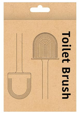 PARODI & PARODI - Scopino Bagno Wc Smontabile, Scopino Wc Appendibile Gancetto Adesivo, Scopettino Bagno Casa/Viaggio Accessori Utili Camper, Scovolino Spazzola Toilet Piccola Leggera, Accessori