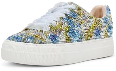 Betsey Johnson Women's Sidny Sneaker, Blue Tulip, 7.5