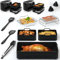 ROMANVIC Ninja Hot Air Fryer Accessories, Ninja Airfryer Accessories, 10.4 L and 2 x 5.2 L Silicone Mould and Other Air Fryer Accessories for Ninja Foodi Flexdrawer AF500EU 10.4 L