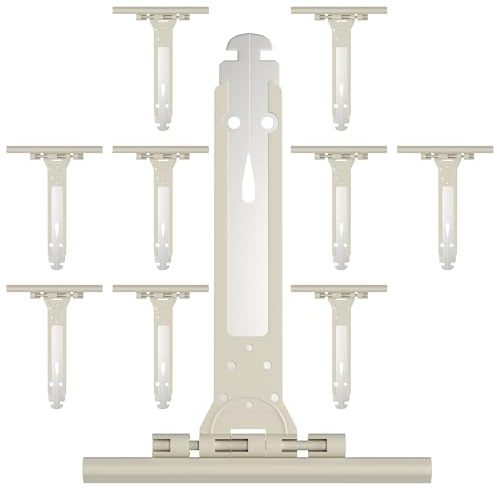 Zalava 10 Pcs Attache Souple à Clipper pour Volet Roulant en Acier et Nylon