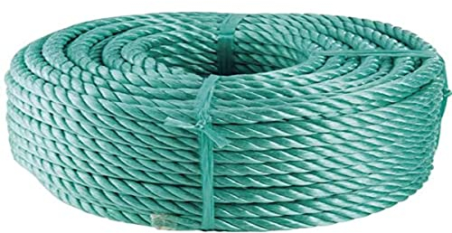 WERKA PRO - 05329 Corde 10mm x 40 m poly PROpylène verte, Vert
