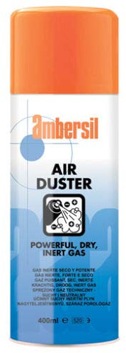 Ambersil 33181 Air Duster Non-Flammable Powerful Dryinert Gas Food Grade 400ml
