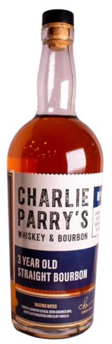 Charlie Parry’s 3 Year Old Straight Bourbon, Whiskey Bourbon Hand Made in Wales, 70cl (40% ABV Alcohol)