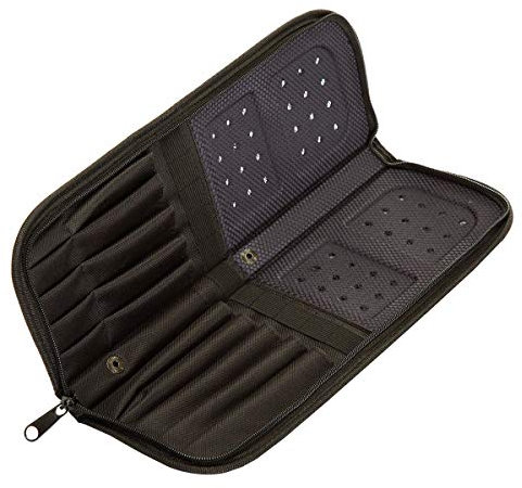 Josenidny Soporte para pinceles de pintura de artista de 29 cm, estuche con cremallera para pinceles, acrílico, acuarela, kit de pintura transpirable