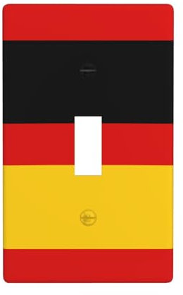 Deutsche Flagge Druck Licht Schalter Schutz, Dekor einfache Kippschalter für Küche, Schlafzimmer Wandplatte