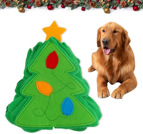 FairyPeach Interaktives Hundespielzeug - Schnüffelspielzeug, Intelligenzspielzeug, Schnüffelkissen, Futterball, Schnüffelpads, Schnüffelteppich (Farbe-Ball)