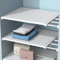 Verstellbare Regale für Schrank, Erweiterbares Einlegeböden Schrankregal, Nagelfrei Teleskop Regaltrenner für Kleiderschrank, Schrank, Küche, Badezimmer, 24cm Weit, Verstellbare Länge 30-40cm