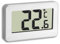 TFA Dostmann Digitales Thermometer, vielseitig einsetzbar, Temperaturmessung im Kühlschrank, gut ablesbar, L 68 x B 25 (14) x H 43 (61) mm, Weiß