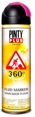 Pintura en spray PINTYPLUS TECH 650 Marcador 360º Fucsia T184