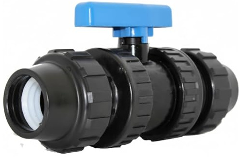 Rubinetto di Intercettazione Acqua 25mm | Valvola PVC 25 | Rubinetto 25 mm | Valvola a Sfera per Tubo in Polietilene 25 | Valvola Fitting per Tubi di Irrigazione | Valvola a Sfera 25mm per Tubi 25 mm