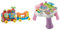 VTech ABC-Eisenbahnspielzeug, bunt, deutsch & Baby Abenteuer Spieltisch pink – Bunter Babyspieltisch