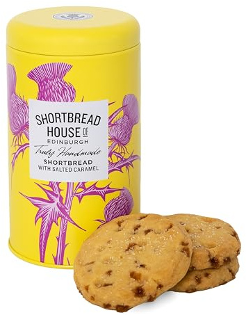 Shortbread House of Edinburgh Boîte de biscuits Shortbread avec caramel salé 140 g