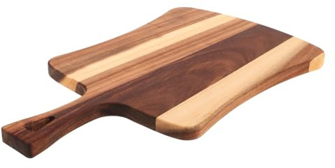 BESTYASH Tabla Para Cortar Verduras Tabla De Madera Con Mango Para Cortar Trinchar Y Servir Quesos Y Alimentos