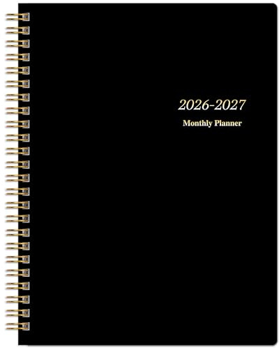 Monthly Planner 2026-2027, Jan 2026 - Dec 2027, 2 Year Calendar 2026-2027 Monthly Planner, 7.5 x 10, 24 month Calendar With Goals To Do List, Habit Tracker Suitable for Schools & Offices & Home