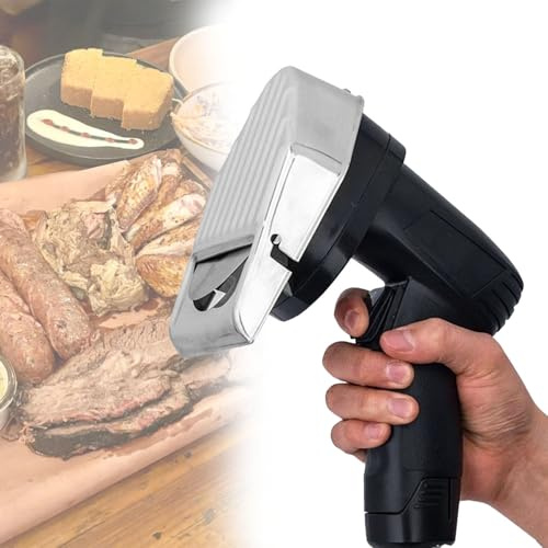 UORDBY Professional Electric Kebab Meat Slicer,100mm Blade Electric Kebab Knife, Wireless/Wired Cordless Shawarma Cutting Knife,for grills, kitchens, snack bars, restaurants, homes Batterytype