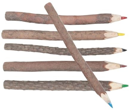 Lápiz de color | Lápices de ramas de madera, herramienta de pintura natural, bolígrafo vintage para eventos, aula, dibujo, escuela, fiesta, escritura, lugar de trabajo, camping