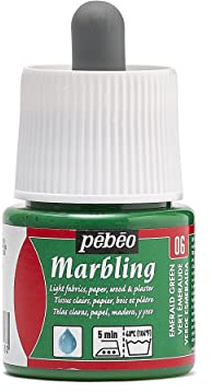 Pebeo 45 ml Marbling Bottle, Emerald Green