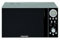 Daewoo 700W, 20L Digital Microwave | 5 Power Levels | Auto Defrost Function | 60 Minute Timer Dial with Cooking End Signal | Stylish Chrome Accent Features- Grey & Chrome
