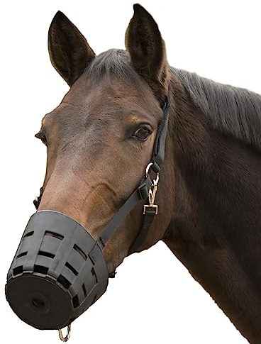 AMKA Waldhausen Maulkorb Easyclean, Fressbremse zur Nahrungsaufnahme, schwarz