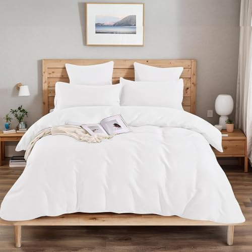 PLUS HOME Juego Funda Nórdica de Cama 90-180cm 3 o 4 Piezas 100% Microfibra.no Incluido edredón.