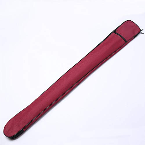 KOINEN Schwerttasche, Tai Chi Tragetasche, wasserdichte Canvas-Aufbewahrungstasche for die Schulter, einlagig, Kampfsport-Tai-Chi-Schwert-Set, Rot (Color : Red)