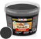 Isolbau - Holz-Spachtelmasse 1 kg - Holzspachtel Holzkitt Außen und Innen - Holz-Reparaturspachtel - Holzreparaturmasse - Holz-Fertigspachtel - Schnelltrocknend - Schwarz (Nr. 23)