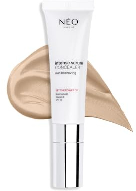 NEO MAKE UP Intense Serum​ Concealer - Beauty Highlighter - Concealer Augenringe - Augenpflege - Glow Up - Augenroller Cooler - Augencreme gegen Augenringe - Color Corrector - 02 Ivory