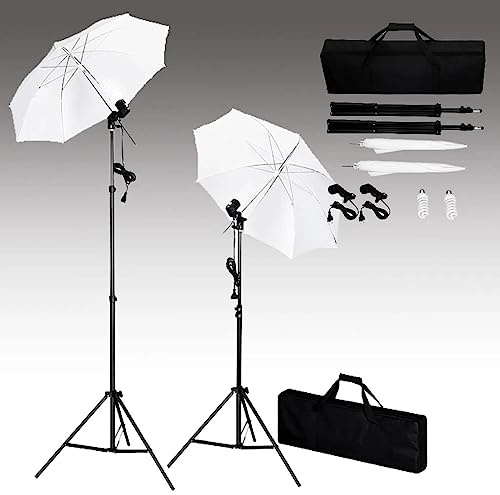 Fotostudioset med bakgrund 500 x 300 cm, justerbar aluminiumram, 2 dagsljuslampor 5 500 K, 2 skärmar 84 cm, höjdjusterbart stativ upp till 230 cm