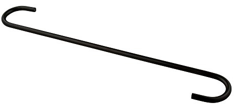 National Hardware N275-222 V2668 Extender S Hook in Black,12 Inch