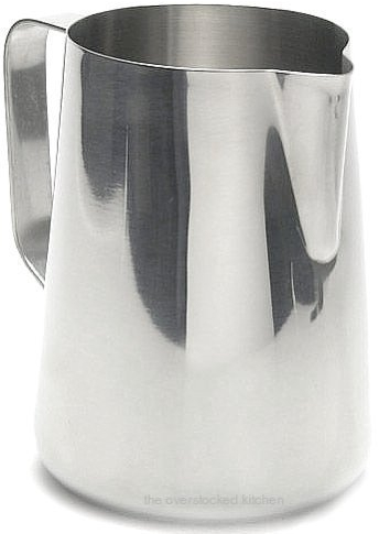 Bricco da latte caffè espresso, in acciaio INOX 20 Oz. Set of 6 Silver