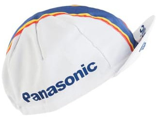 Retro Vintage Team Cycling Cap – Anti-Sweat, Under Helmet or Stand-Alone | L’Eroica, Giro D’Italia Style | Cycling Gift for Men, Pana, Made in Italy