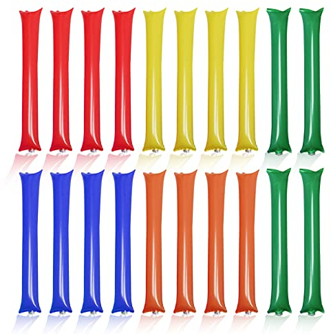 Helweet Cheer Sticks, Noisemakers Stick, Aufblasbare Krachmacher, Bam Bam Donner Sticks