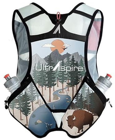 Ultraspire Momentum Hydration - Chaleco minimalista de carreras de 6 litros - 2.0 Grand Teton Edición Limitada, mediano (32-38 pulgadas)