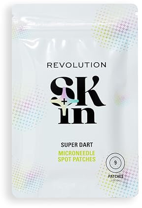 Revolution SKin, Super Dart Microneedle Spot Patches, Patchs Anti-Boutons avec Acides Salicylique et Hyaluronique, Vegan et Non Testés sur les Animaux, 9 Patchs