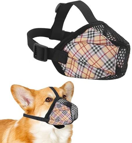 French Bulldog Muzzle, Muzzle for Small Dogs, Smalls Dogs Muzzles, Comfortable Anti-Bite Dog Mouth Cover for French Bulldogs, Chihuahuas, And Other Small Breeds