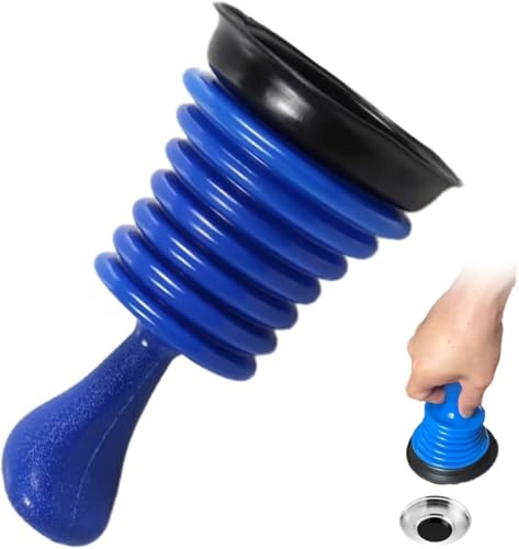 Mini Sink Plunger – Toilet and Drain Unblocker for Sinks, Bathtubs, Showers – Easy to Use, Durable Rubber Design for Home Cleaning