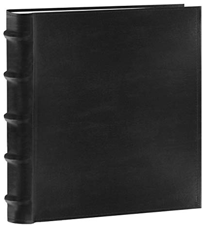Pioneer Photo Albums CLB-246/BK 200-Pocket European Bonded Leather Photo Album for 4 by 6-Inch Prints, Black